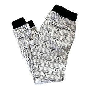 SSUR X BRAZZERS Mature Content Black White Sweatpants Mens S
